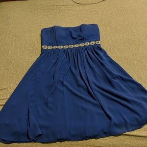 Blue dress